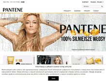 Tablet Screenshot of pantene.pl
