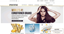 Desktop Screenshot of pantene.com