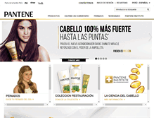 Tablet Screenshot of pantene.com.pe